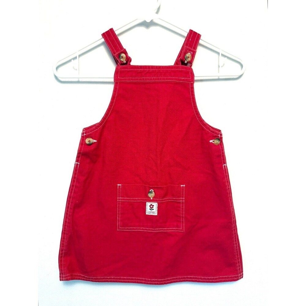 Esprit red overall dress, Skirtalls Esprit red espirit dress